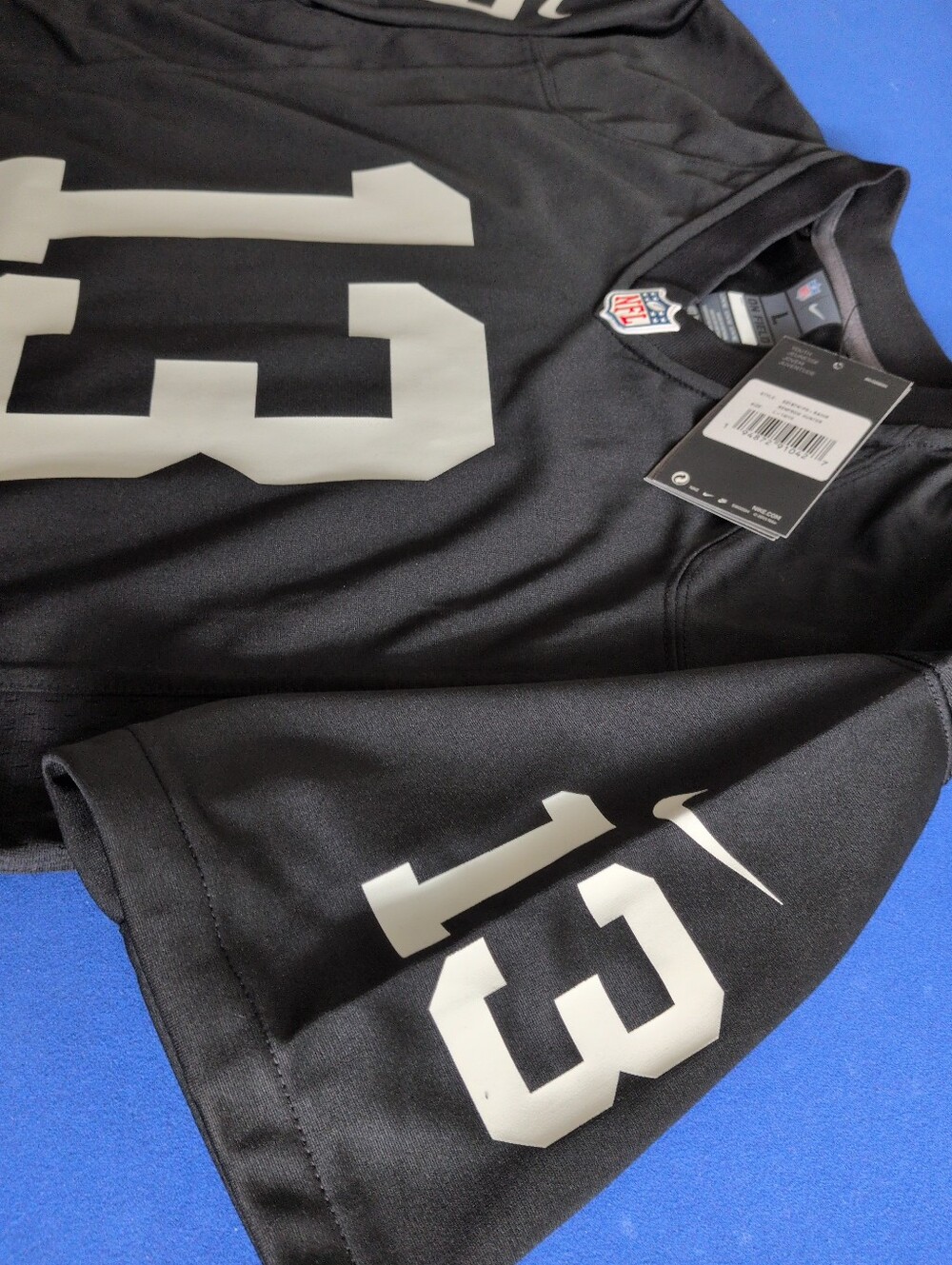 Large 14/16 Youth Nike NWT Hunter Renfrow Oakland Las Vegas Raiders Jersey - Picture 9 of 9
